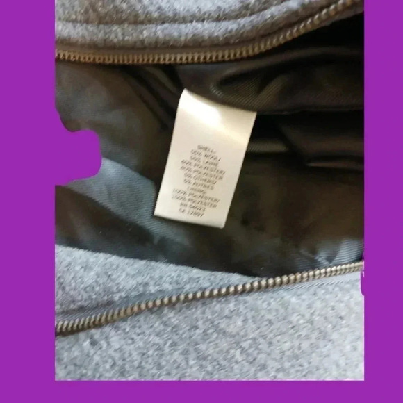 Banana Republic toggle pea coat size XS gray color - Picture 4 of 9